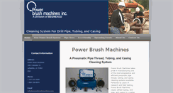 Desktop Screenshot of powerbrushmachine.com